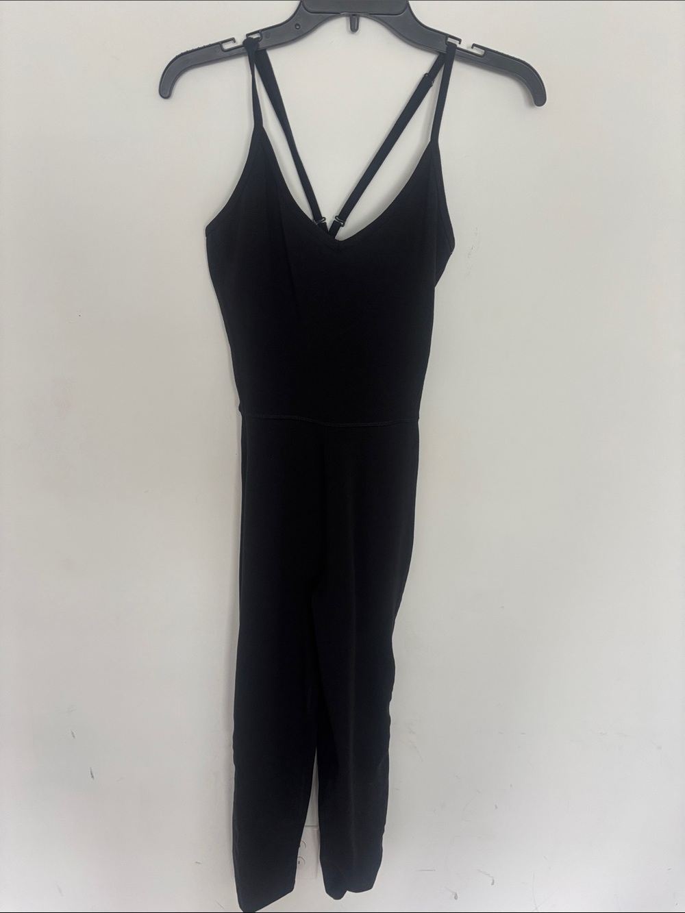 Old Navy Black V-Neck athletic Jumpsuit